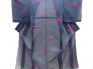 紗花模様織り出し着物